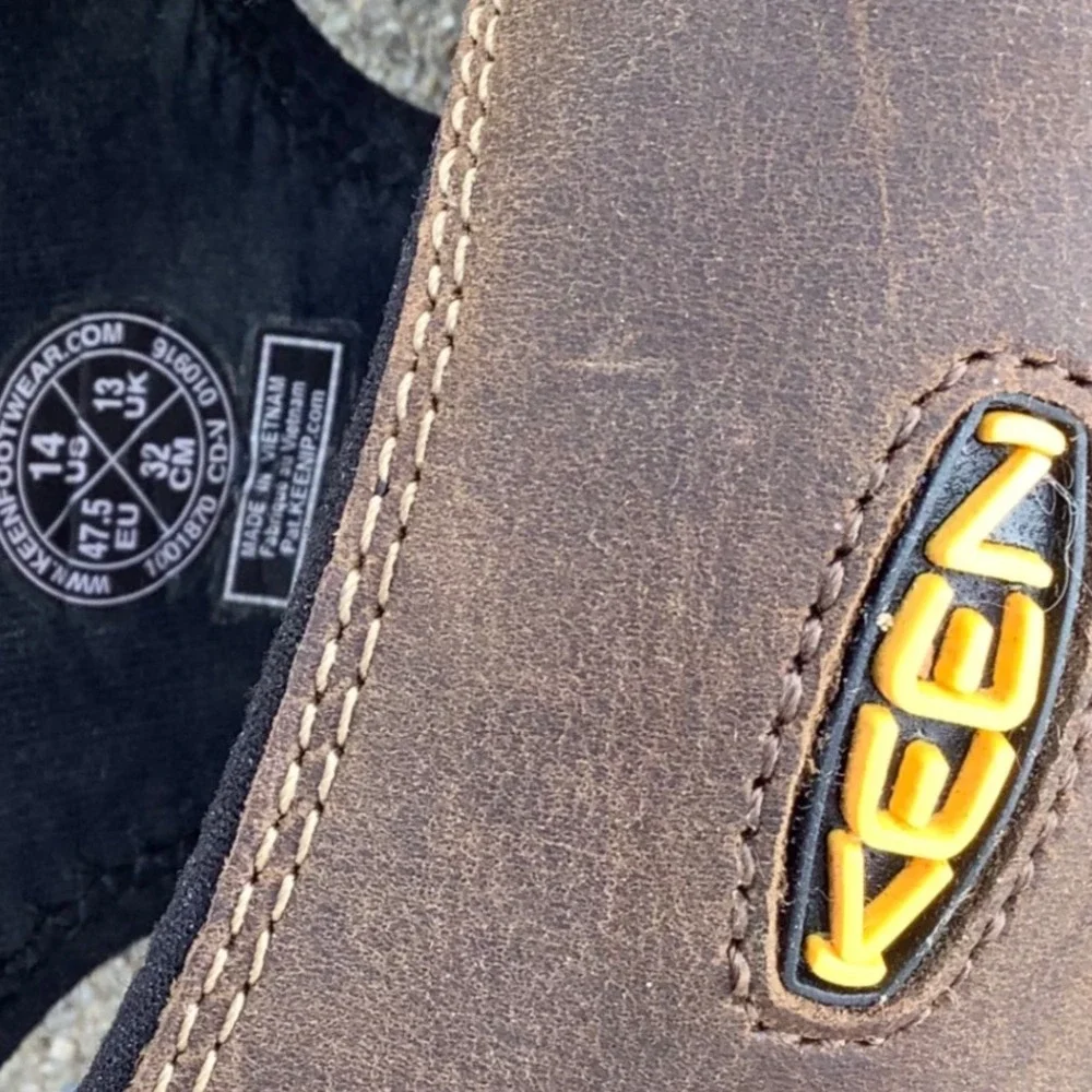 Keen Newport Premium Mens 14 Brown Leather Waterproof Hiking Sandals 1001870